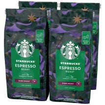 STARBUCKS Grano - Espresso Roast - Dulce sabor caramelizado 4x450g (1,8kg)