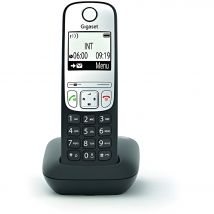 Gigaset Compatible A690 BK S30852-H2810-B101 Landline Phone with LCD Display, Mute Function, and Redial Function for Home Use.