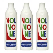 Volvone Lavadoras Amoniaco Perfumado 1.500 ml, Pack 3x1.500ml, Limpieza total, Uso general y Especial Lavadora, También Lavado a Mano, Recomendado para Ropa de Color y Delicada, Poder Desapelmazante y
