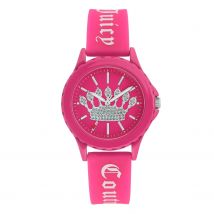 Juicy Couture Reloj Mujer Analogico Cuarzo con Correa de Silicona JC1325HPHP