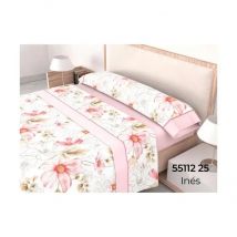 Juego de sábanas ligero, suave, fresco. Azul, Beige. Juego de Cama 100% Microfibra tacto Satén. Cama de 150, 135, 90 y 105. Primavera, Verano. Dormitorio Elegante, Alegre, Colorido,Luz
