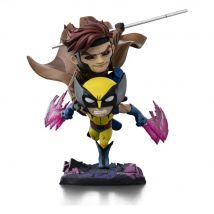 Iron Studios Estatua coleccionable Minico Gambit y Wolverine - X-Men 97 PVC Multicolor 9.1 pulgadas
