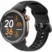 Hammer Smartwatch 2 Lite, pantalla AMOLED de 1,43 pulgadas, función Always-on-Display, batería de 370 mAh con hasta 15 días de duración con una sola carga, resistencia al agua de 3 ATM, Bluetooth
