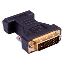 Roline DVI-VGA Adapter, DVI M - HD15 F - Adaptador para Cable (DVI M - HD15 F, Negro, 16 x 40 x 55 mm)