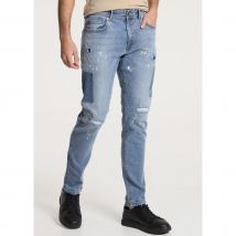 SIX VALVES - Jeans Skinny - Tiro Medio Vintage Shade Wash-Tallaje en Pulgadas- Tallaje en Pulgadas