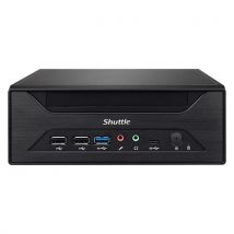 Shuttle xh610 barebone pc/workstation 3.5 l size pc black intel h610 lga 1700