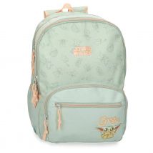 Star Wars Mochila Escolar Poliéster Grogu Verde