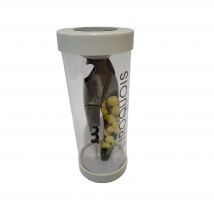 Sacacorchos de Acero Inoxidable y 2 tiempos con Uvas de Vino Blanco grabadas en el mango