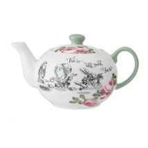 Mikasa and the v&a alice in wonderland bone china mini teapot, 400ml