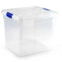 Tradineur - Caja de almacenaje, caja de ordenación, nº 17, 35 litros, 42,2 x 35 x 35,5 cm