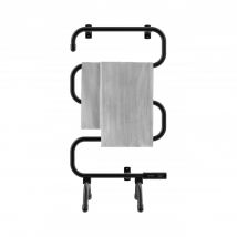 Cecotec Radiador Toallero Eléctrico ReadyWarm 5000 Towel Black. Seca Toallas con bajo Consumo de 100 W indicador de luz
