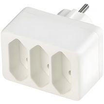 Rev REV 512730777 Regleta con 3 Paneles - Cargador Blanco