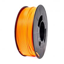 Filamento 3d pla - diámetro 1,75 mm - bobina 1 kg - color naranja fluorescente