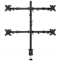 Ewent ew1514 soporte de mesa para pantalla plana 81,3 cm (32") abrazadera/atornillado negro