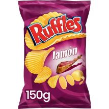 PACK de 10 - Ruffles sabor a jamón  sin gluten 10 x 150g