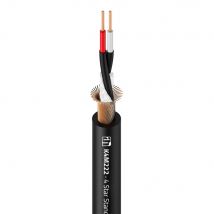 Adam Hall Cable de Micrófono 0.22mm Negro 100m