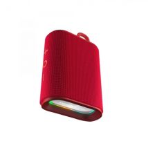 Energy sistem altavoz bluetooth - hecho con plastico reciclado - ipx6 - 12h de autonomia - radio fm - luces led - manos libres - micro sd - tws - color rojo