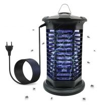 LED ATOMANT Lámpara antimosquitos 3W, luz UVA, cobertura 16 m², Segura para Niños, Colgable, Bandeja extraíble, interior/exterior