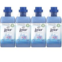 LENOR Suavizante Concentrado, Pack Ahorro 4X25 Lavados, TOTAL 100 Dosis, Suavizante Para Lavadora, Frescor Duradero y Ropa Fresca