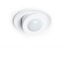 Ledkia Sensor de Movimiento RADAR Crepuscular 360º Empotrable Exterior IP65 Blanco