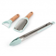 MasterChef MCA-COC MyWave Set 3 Utensilios de Cocina con pelador, pinza y rallador