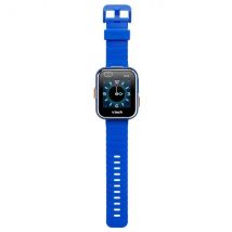 VTech Kidizoom - Reloj Inteligente DX2 Azul, Interactivo para niños con Doble Cámara, Pantalla Táctil a Color, Reloj Inteligente con Sensor de Movimiento, Resistente a Golpes, Idioma Italiano,
