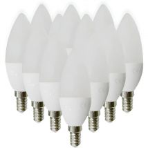 COM-FORT HOUSE Bombilla LED Tipo Vela E14 6W Luz Fría Eficiencia Energética