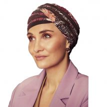 Christine Headwear Shanti Turban Garden Pinks 1331-0796 | Turbante de Bambú con Cinta