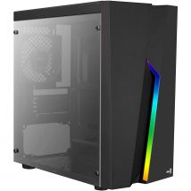 Aerocool BOLT MINI, caja PC MicroATX, ventana lateral, RGB 13, ventilador 12cm