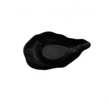 BIDASOA FOSIL Bol Molusco Porcelana 25,6x14,5x6 CM Negro Mate