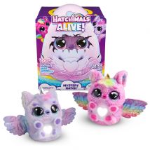 SPIN MASTER - HATCHIMALS Alive Mystery Hatch PUFFICORN 6069132 Peluche Interactivo Sorpresa y Huevo con Niebla, Luces y más de 100 Reacciones y Sonidos La Magia está en Tus Manos Juegos Infantiles