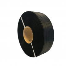 Plasacar S.L.-Rollo Fleje PP Manual Negro 12-13 mm x 1.200 m.l.