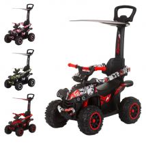 CHIPOLINO Correpasillos ATVs con Mango Parental y Capota de Chipolino