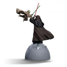 Star Wars Estatua 1/10 Deluxe Art Scale Yoda vs Emperador Palpatine (Exclusivo CCXP 2024) 31 cm