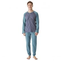 J&J Brothers-Pijama Algodón Manga Larga JJB12 para Hombre