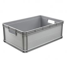 Keeeper Caja de Almacenamiento Gris Nórdico 60x40x22 Apilable Resistente a Arañazos y ácidos