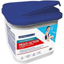 Cloro Multiacción 5kg de Astralpool- Efecto desinfectante, antialgas y floculante- Mantiene el Agua Limpia, cristalina y sin Algas Thayba