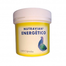 NUTRAVIAN ENERGÉTICO para palomas, 100 cápsulas