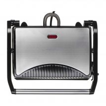 Esperanza ekg006 contact barbecue taleggio, metal, silver, black