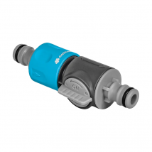 Divisor de válvula Cellfast 52-335, conector rápido bidireccional para sistemas de riego, válvula de bola duradera, compatible con grifos G3/4", G1/2", 5/8", 6 bar