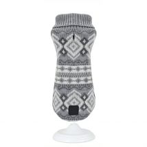 Nayeco Jersey para Perros Cálido Jean Paul, Ropa invierno para Perros, Razas Medianas y Grandes, Color Gris