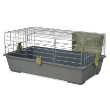Jaula para Conejo Gris Voltrega 934: Hogar cómodo y seguro para tu pequeño amigo peludo, Jaula espaciosa (70x40.5x32cm)