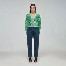 Chaqueta rayas verde