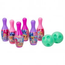 Juego de Bolos de plástico Shimmer and Shine (2665) . Ligero y fácil de transportar. Calidad al mejor precio. De acuerdo a la normativa CE. +3 años