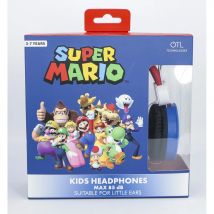 AURICULARES INFANTILES SUPER MARIO Y AMIGOS CON CABLE Y VOLUMEN ADECUADO NIÑOS OTL Technologies