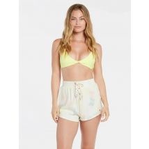 Shorts Mujer Volcom Elásticos y Cómodos con Lazo y Paneles Laterales