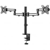Startech.com Brazo de Soporte para Monitor Articulado de Aluminio para Monitores VESA de Hasta 32in con Dos Brazos Giratorios