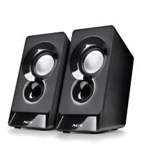 Ngs sb210 altavoces 2.0 12w - alimentacion por usb - entrada jack - control de volumen integrado - color negro
