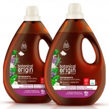 Botanical Origin Detergente Ecológico para Ropa, Fragancia Jazmín Fresco y Lavanda Silvestre, 70 Dosis (2x35)