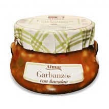 Garbanzos con bacalao receta tradicional de Aimar (600g)